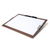 11 x 17 Hardboard Clipboard with 3 Metal Clips | Large Clipboard for Ledger, Tabloid, Legal Size Paper | Portrait or Landscape Orientation | U.S.-Made with Recycled Materials | Brown