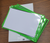 Stitched Shop Ticket Holders, Both Sides Clear, 11" x 17", Green (10 per pack)