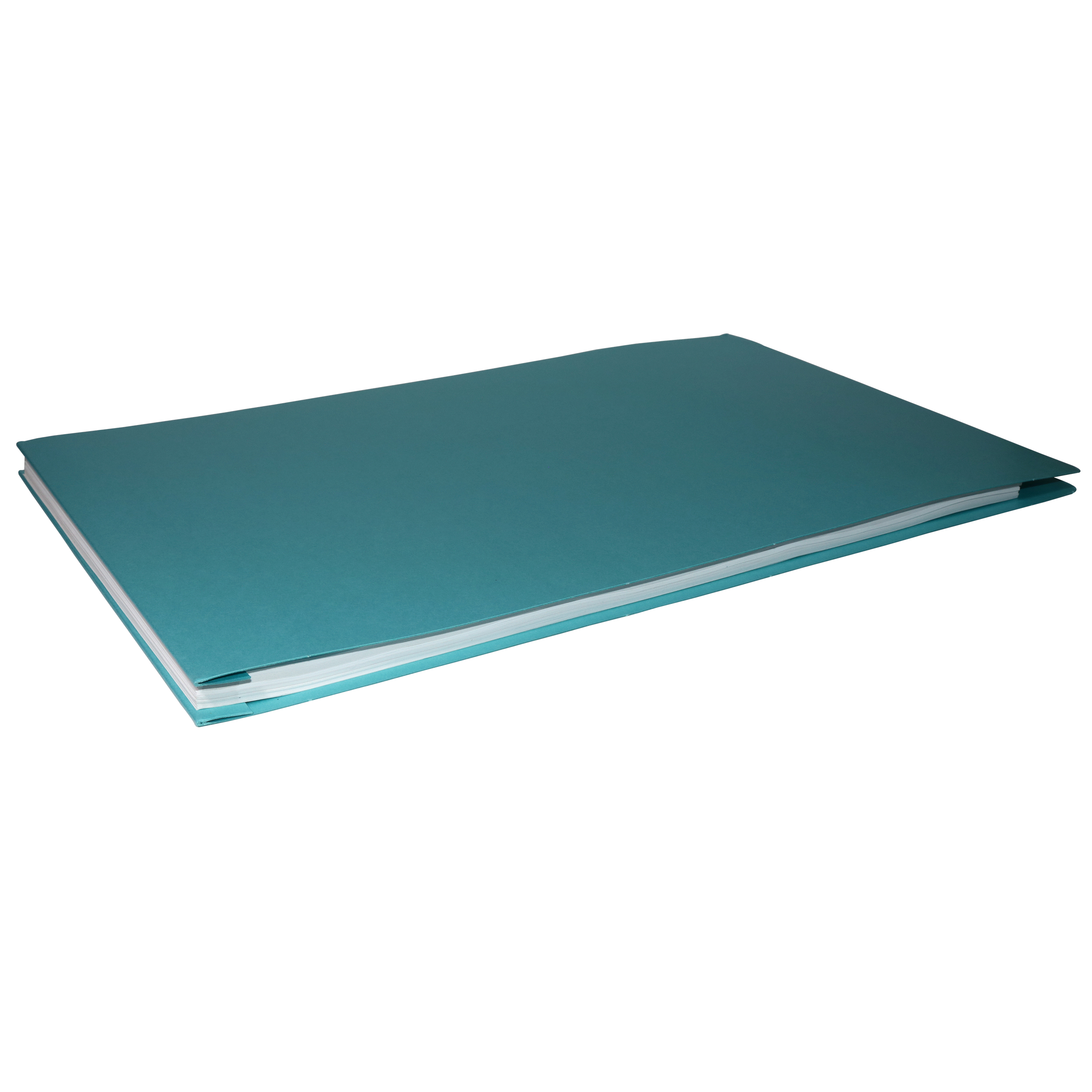 10 Pack Of 11x17 Landscape Pressboard Presentation Binder  Folder, Blue Fiberboard Report Cover