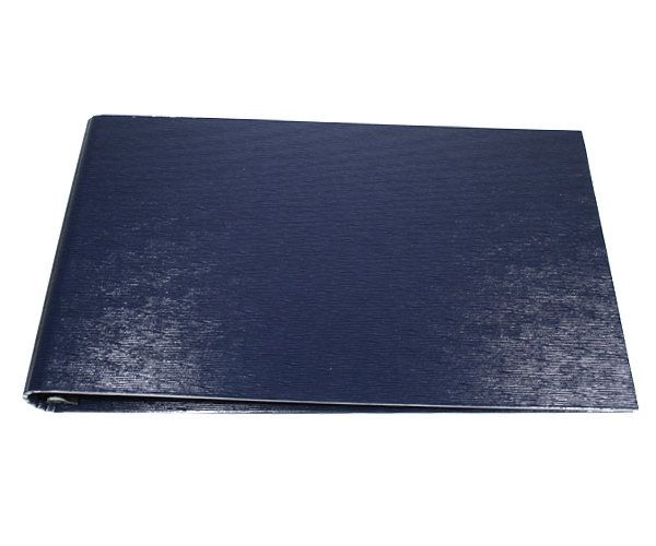 11x17 Binder Black Vinyl Panel with top opening pockets Featuring