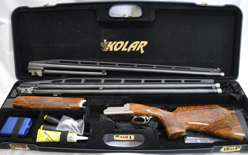 Kolar - LPT Fixed 100% 30/34OSA - Trap Combo Round Action 30" O/U, CT LPT W/32"Oversingle W/X1 Stock / Nickel K07302