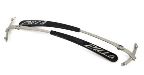 Outlaw X7 WING Acetate Frame, Black/Silver/Silver