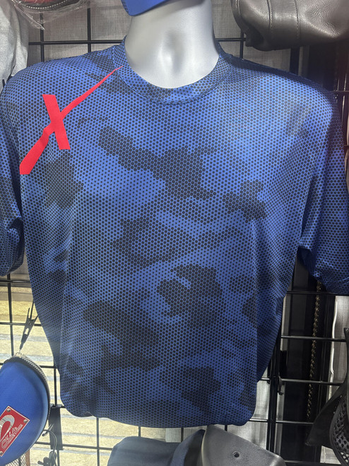 Xcel Hex Performance Shirt-Blue