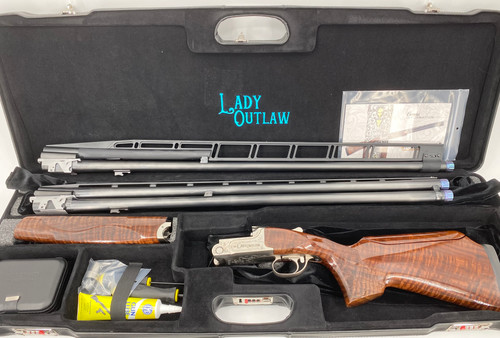 Kolar Lady Outlaw - 32"Unsingle / 30" RT combo Lady Stock RH, Nickel Receiver - OUTLAW31