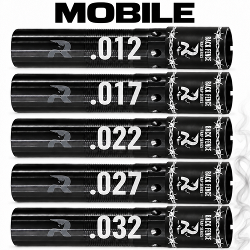 Rhino Back Fence Trap Series choke tubes for Mobil in .012, .017, .022, .027, and .032 constrictions