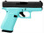 Glock G43X in Robin's Egg Blue/Black-2