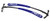 Outlaw X6 WING Rubber Frame, Blue/White/Black