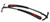 Outlaw X6 WING Rubber Frame, Black/Red/Black.