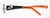 Outlaw X7 Fork Temples - MC Black Orange