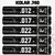 Five Rhino Back Fence Trap Series choke tubes for Kolar .740 shotguns, shown in .012, .017, .022, .027, and .032 constrictions.