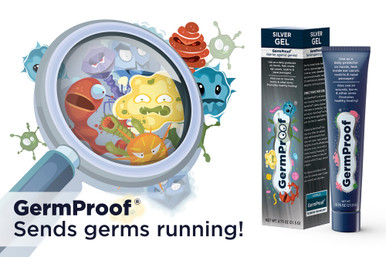 GermProof Silver Squeeze Gel tube