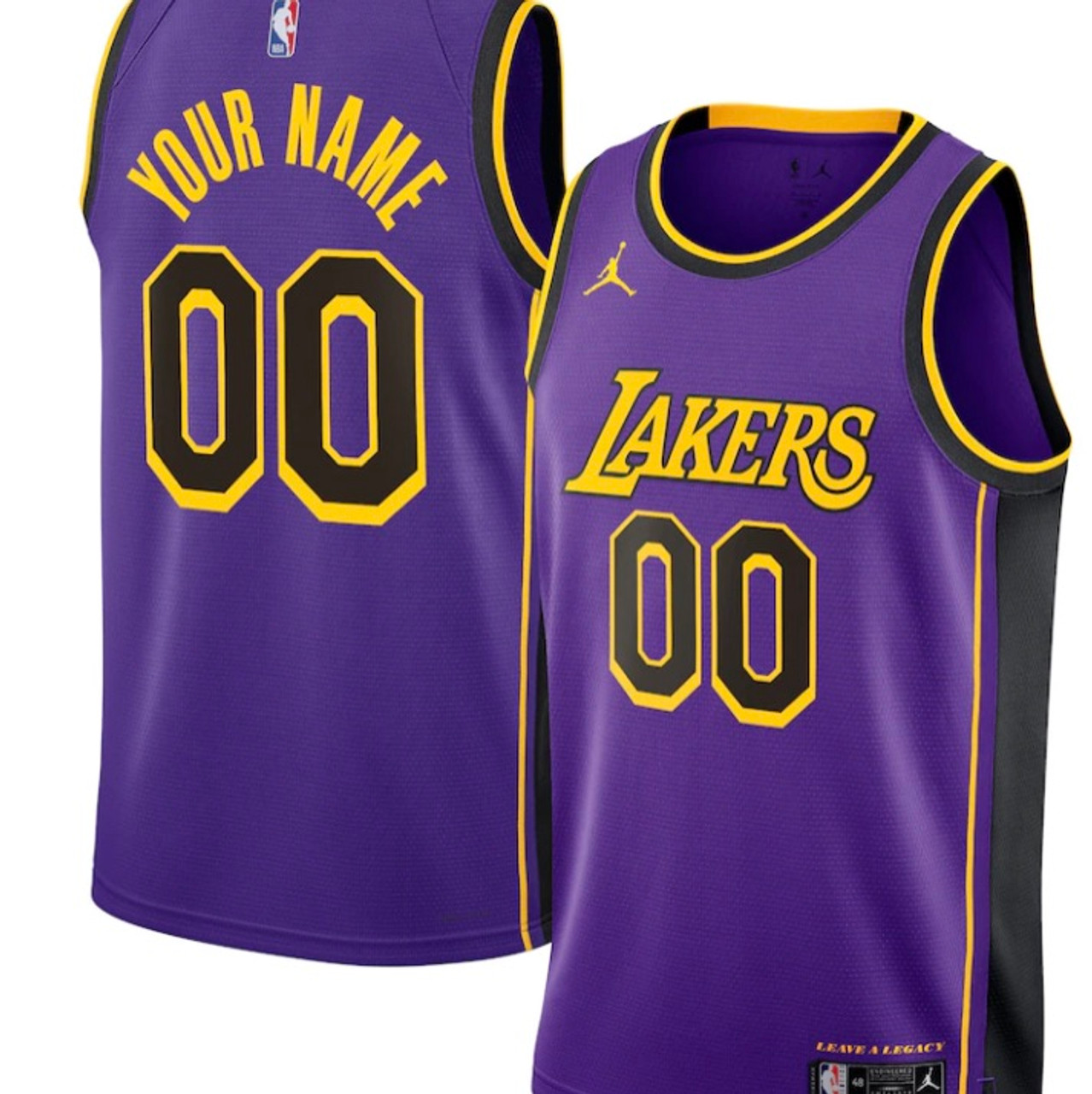 Los Angeles Lakers Jordan Statement Swingman Jersey - Custom - Unisex