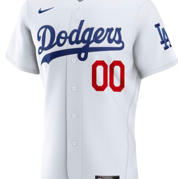 Nike Los Angeles Dodgers Custom Unisex Jersey - White