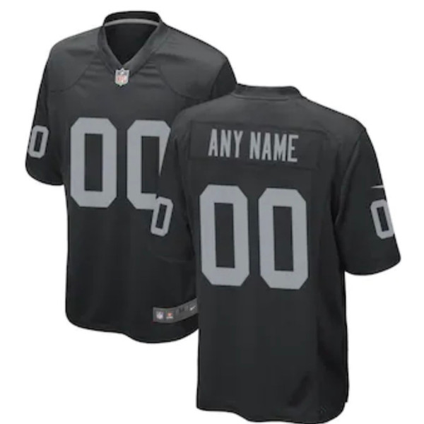 Nike Las Vegas Raiders Black Custom Game Jersey