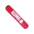 Red ballistic material- stick dog toy with “KONG” branding.