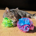 Crackles Fluff Balls 2-Pack, Assorted Colors