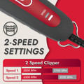 KONG 2-Speed Pet Grooming Clipper Kit