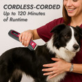 KONG 3-Speed Cordless/Corded Pet Grooming Clipper Set