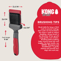 KONG Double-Sided Flexible Slicker Brush