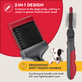 KONG Double-Sided Flexible Slicker Brush
