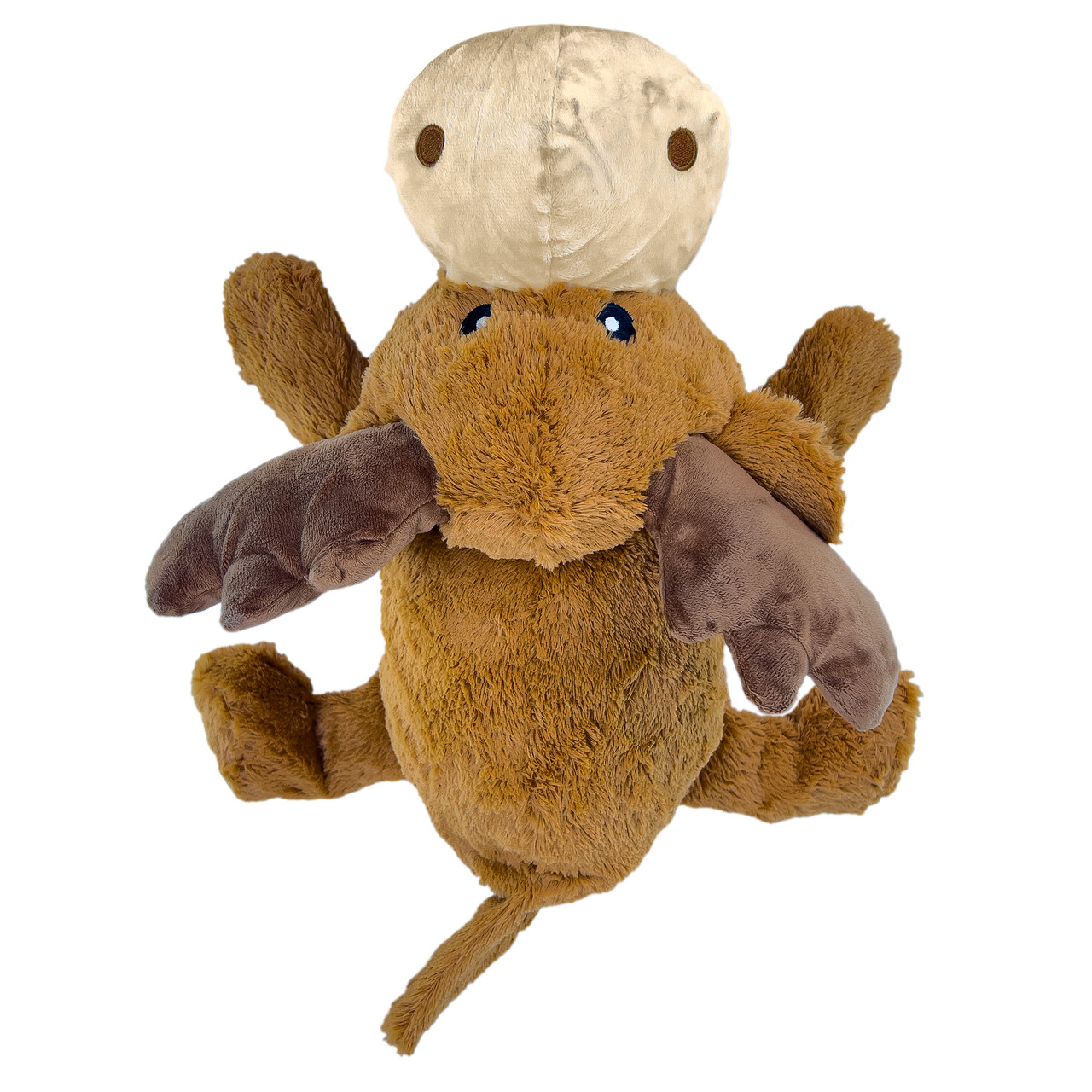 Cozie Jumbo Marvin Moose Indoor Cuddle Squeaky Plush Dog Toy