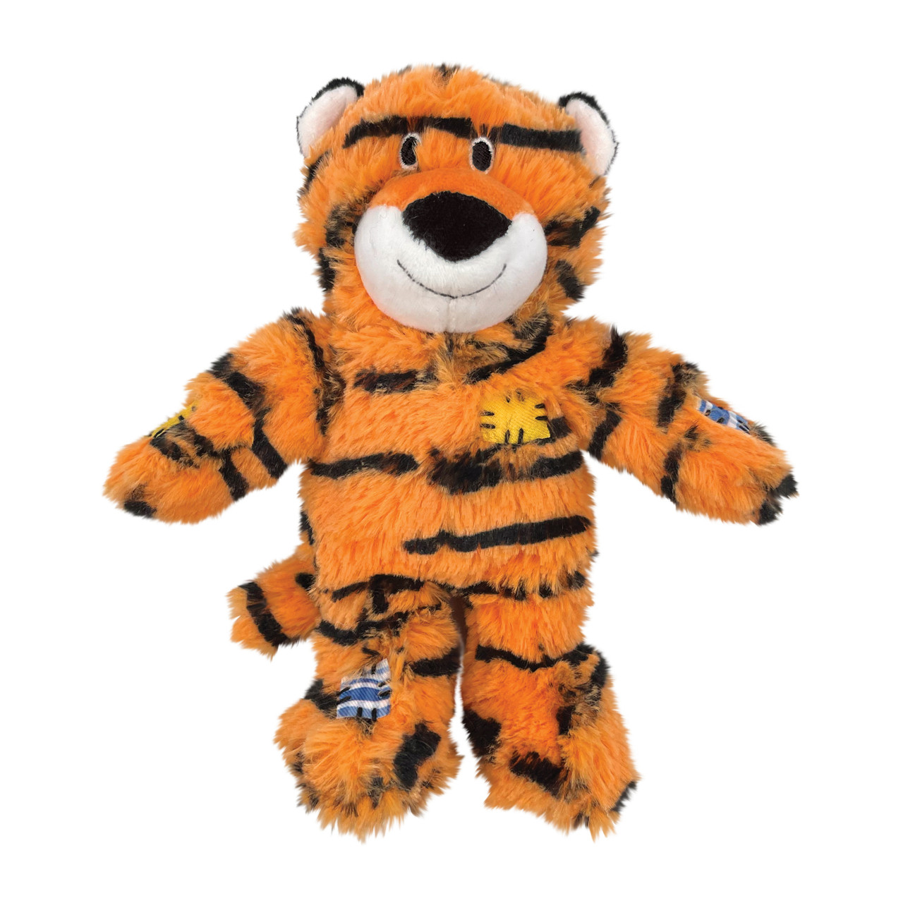 ガンド？ラシュトン？ヴィンテージタイガーぬいぐるみ Wild Knot Tiger, Rope Plush Dog Toy with Minimal Stuffing