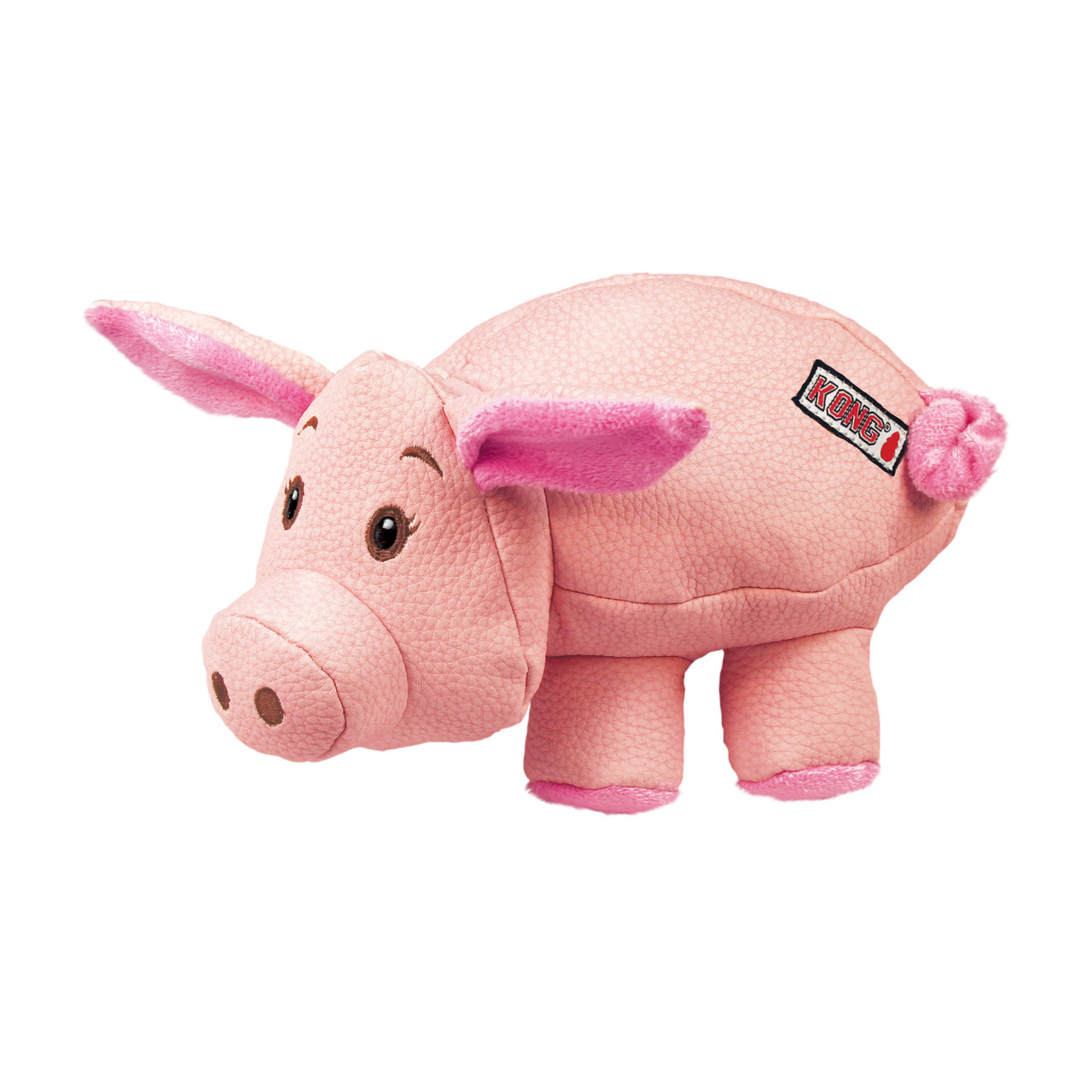 Phatz Pig, Durable Plush Dog Toy with Squeaker