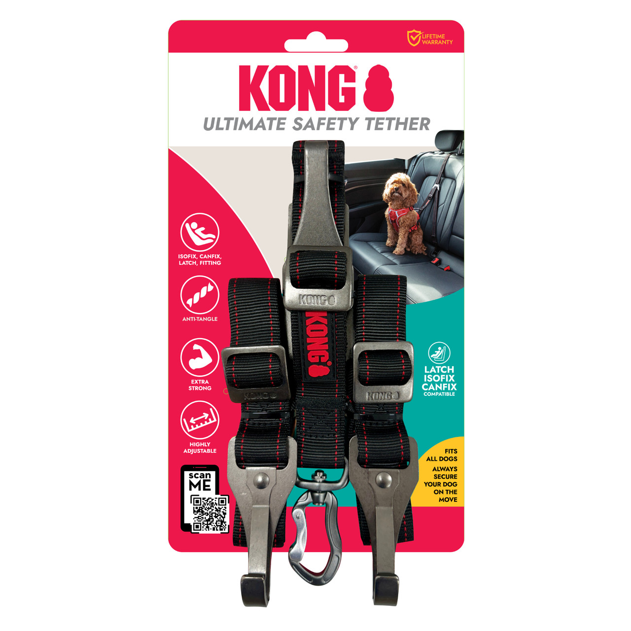 Kong Ultimate Safety Car Seat Tether