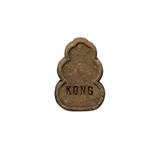 Brown KONG shaped dog treat.