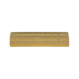 Two cylindrical dog treats with speckled surface, arranged side by side.