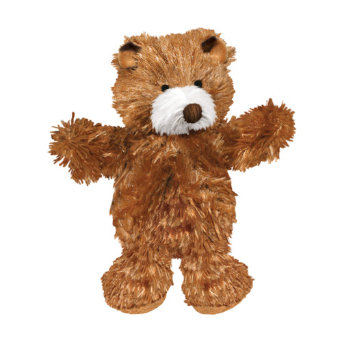 Brown teddy bear plush toy with classic round ears.