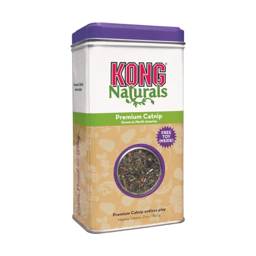 Jar of KONG Premium Catnip.