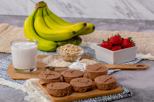 Banana and Strawberry Muffins