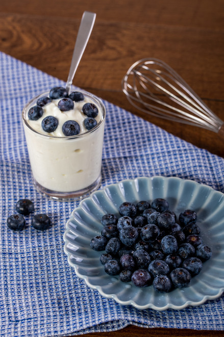Blueberries and Yogurt Frosty Treat