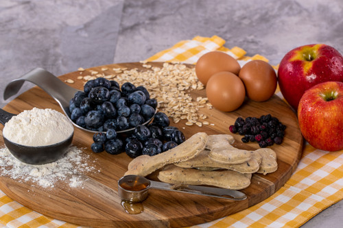 Blueberry Oatmeal Dog Treats