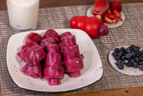 KONG Shaped Frosty Berries Dog Treats