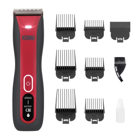 KONG 3-Speed Cordless/Corded Pet Grooming Clipper Set