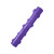 Purple stick-shaped dog toy with raised bumps.