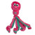 Pink Octopus toy with round head and tethered legs.