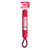 Red ballistic material- stick dog toy with “KONG” branding and rope handle. Shown in its retail packaging.