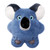 Bluish grey Koala plush dog toy with long ears and fuzzy body.