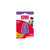 Purple natural rubber KONG Classic toy for cats. Shown in its retail packaging.