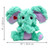 Valentines Scrumplez Elephant, Mint and Purple