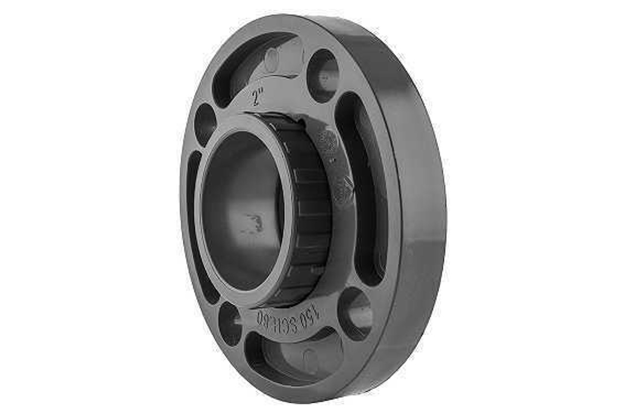 4" PVC Flange Schedule 80 PVC Van Stone Flange Lehigh Valley Valve