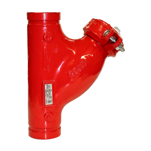 Fire protection wye strainer, y-strainer