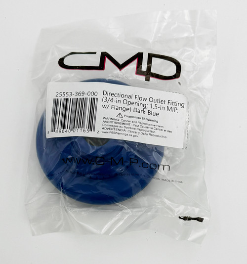 1.5" EYEBALL W/ FLANGE- 3/4" OPENING - FITS 1418D - BLUE