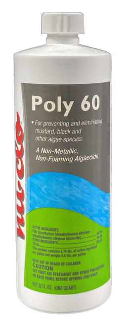 POLY 60 ALGAECIDE, QUART, CASE OF 12