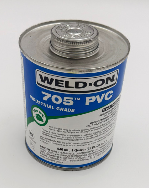 CLEAR PVC CEMENT 1 QUART