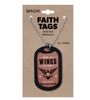 Soar on Wings Men's Dog Tag Necklace