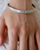 Western Wall Be Strong Sterling Silver Bracelet